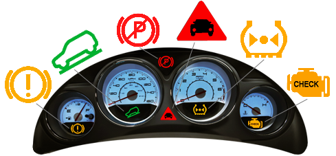 car alert symbols